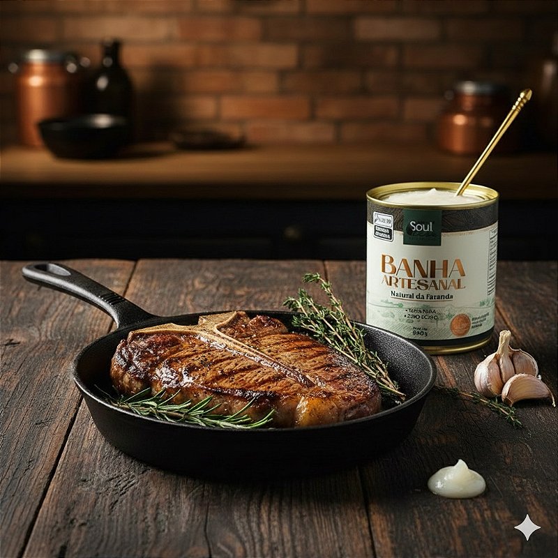 Banha na Lata Edição Limitada 840 g Fazenda Soul Leve - imagem 2