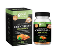 Shot em Cápsulas Cúrcuma+ Manhã com Cúrcuma, Canela e Hortelã 60 cápsulas Fazenda Soul Leve - embalagem principal