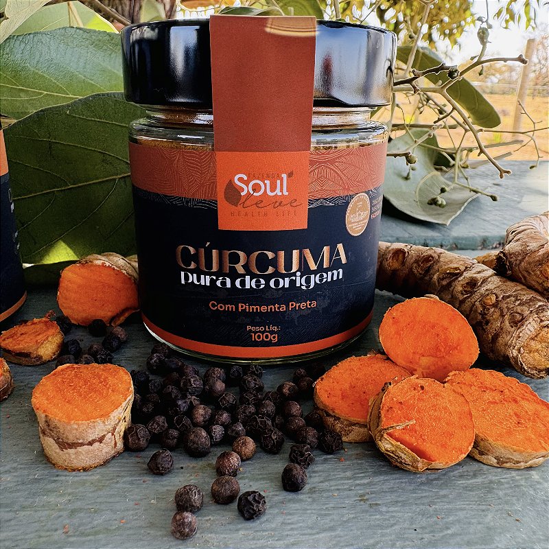 Cúrcuma Pura de Origem com Pimenta Preta 100 g Fazenda Soul Leve - imagem 12