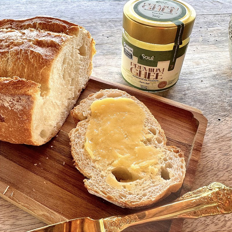 Manteiga Ghee de Nata 200g sem Sal - Fazenda Soul Leve