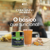 Shot Cúrcuma+ Manhã - Com gengibre e canela (100g)- Fazenda Soul Leve.