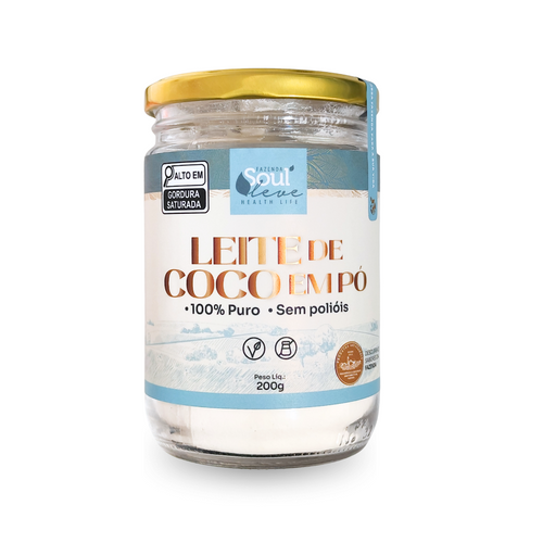 Leite de Coco em Pó 200 g Fazenda Soul Leve - embalagem principal