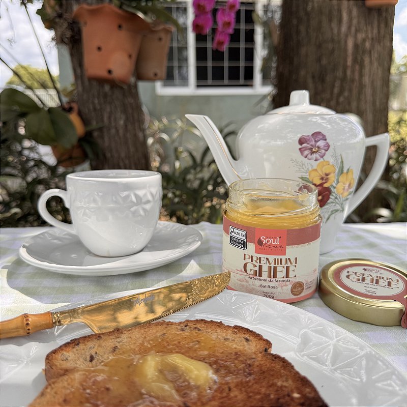 Kit 3 Ghee com sal 200g - Fazenda Soul leve