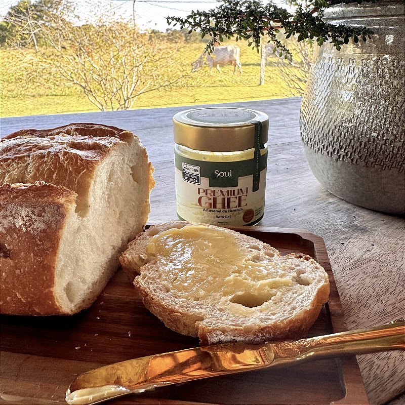 Manteiga Ghee de Nata 200g sem Sal - Fazenda Soul Leve