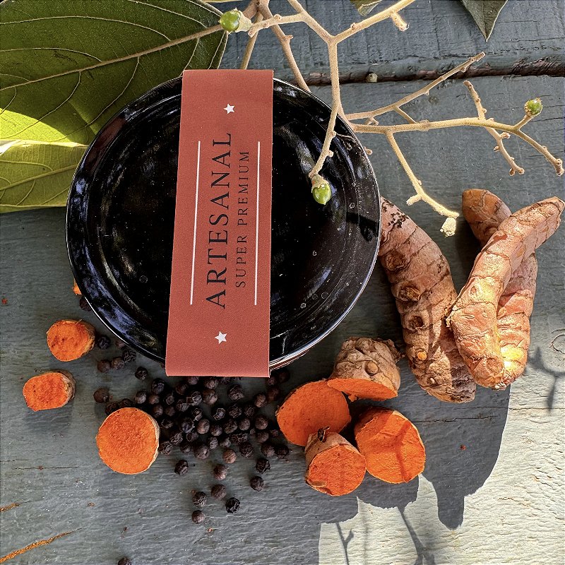 Cúrcuma Pura de Origem com Pimenta Preta 100G - Fazenda Soul Leve