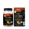 Cúrcuma Pura de Origem em Cápsulas com TCM + Pimenta Preta Fazenda Soul Leve - embalagem principal