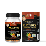 Cúrcuma Pura de Origem em Capsula com TCM + Pimenta Preta