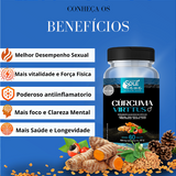 Cúrcuma VIRTTUS Suplemento em Capsula para Performance Masculina