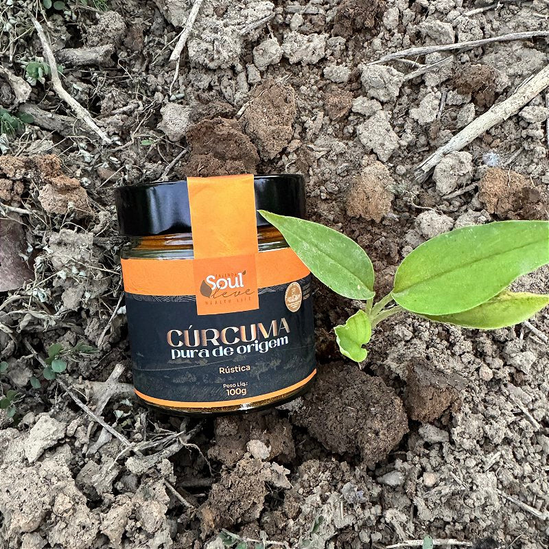 Cúrcuma Pura de Origem em Pó 100g - Fazenda Soul Leve