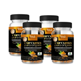 KIT 4 Cúrcuma Pura de Origem em Capsulas
