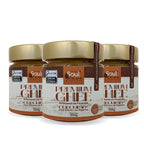 Kit 3 Manteigas Ghee de Nata Cúrcuma + Piperina 200 g Fazenda Soul Leve - embalagem principal