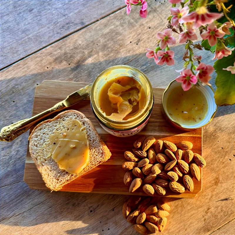 Ghee de Nata Noisette com amêndoas e sal rosa 200g - Fazenda Soul Leve