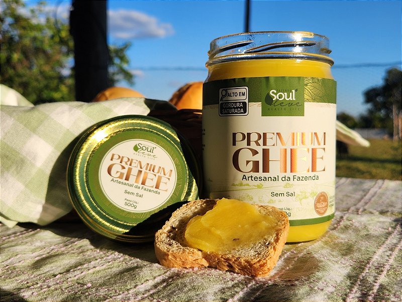 Kit 3 Ghee sem sal 200g - Fazenda Soul leve