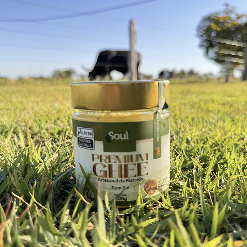 Kit 3 Ghee sem sal 200g - Fazenda Soul leve