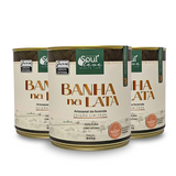 Kit 3 Banha na lata 840g - Fazenda Soul Leve