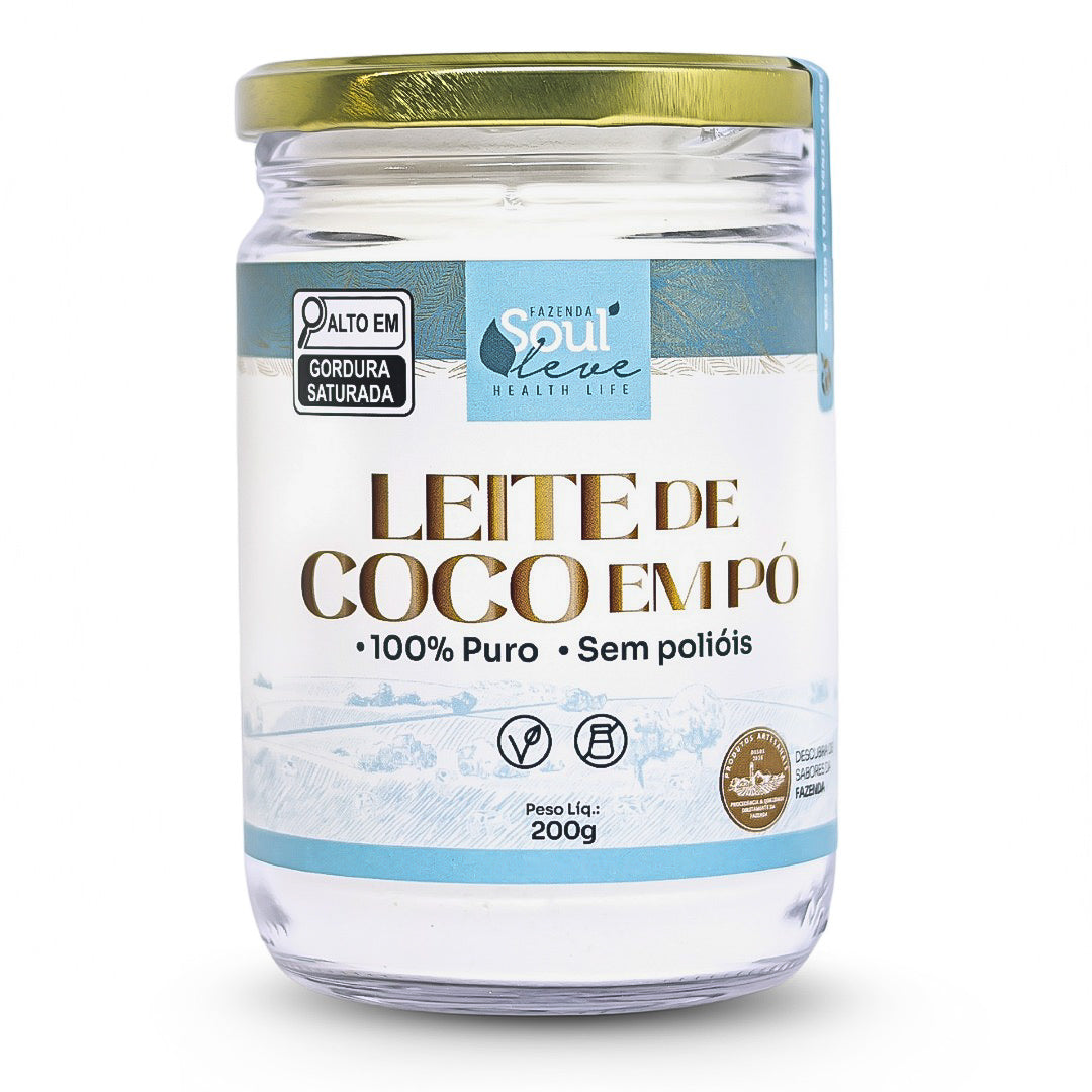 Leite de coco em pó 200g - Fazenda Soul Leve