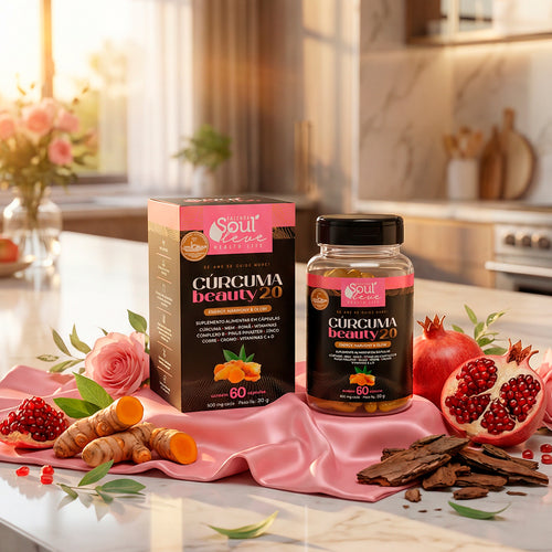 Cúrcuma Beauty Energy, Harmony & Glow 60 cápsulas Fazenda Soul Leve - imagem 2