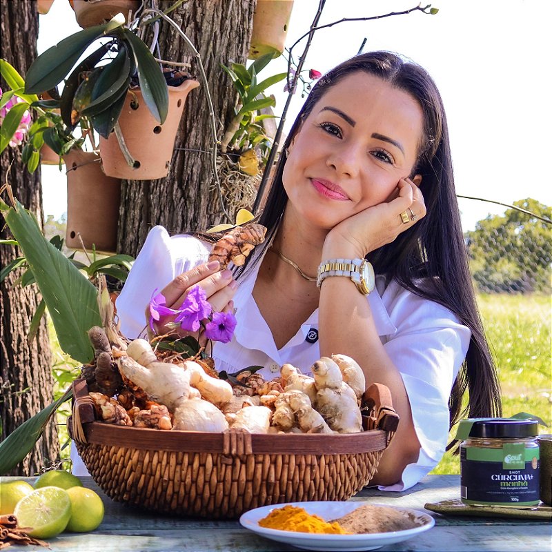 Cúrcuma Pura de Origem em Pó 100g - Fazenda Soul Leve