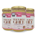 Kit 3 Manteigas Ghee de Nata com Sal Rosa 500 g Fazenda Soul Leve - embalagem principal
