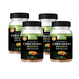 Kit 4 Shot em capsulas Cúrcuma+ Manhã com cúrcuma, canela e hortelã