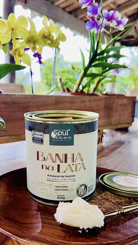 Kit 3 Banha Pura 500g - Fazenda Soul Leve