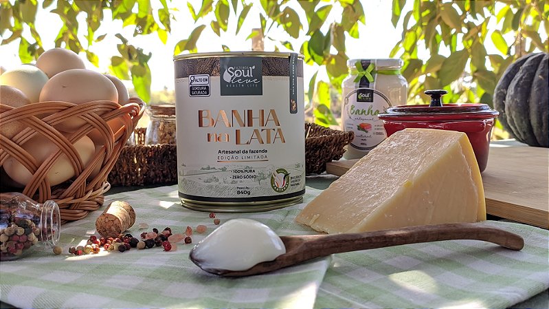 Banha na Lata Edição Limitada 840 g Fazenda Soul Leve - imagem 4