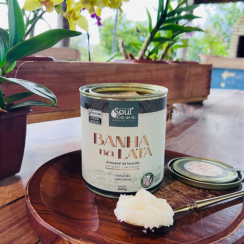 Banha na Lata Edição Limitada 840 g Fazenda Soul Leve - imagem 17