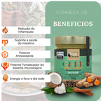 Kit 3 Ghees Defense com Cúrcuma, Óleo de Coco, Canela e Pimenta Preta 200 g Fazenda Soul Leve - imagem 2