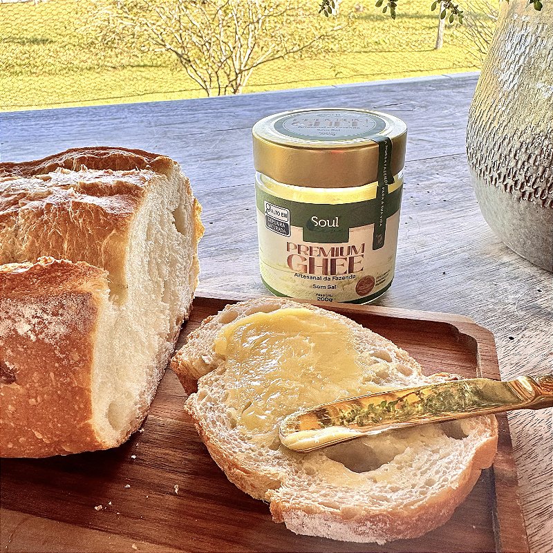 Kit 3 Manteigas Ghee de Nata Sem Sal 500 g Fazenda Soul Leve - imagem 8