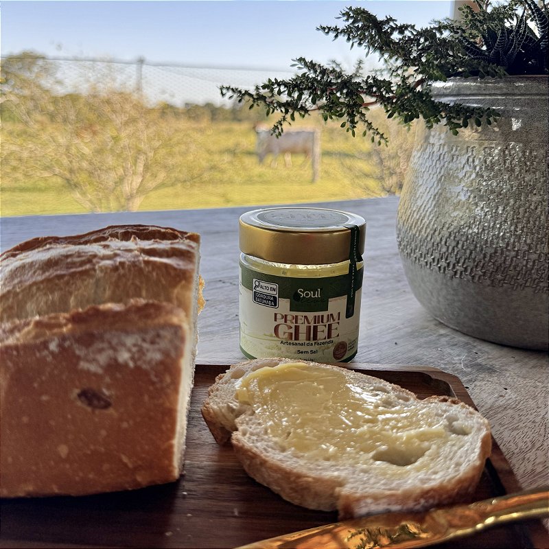 Kit 3 Ghee sem sal 500g - Fazenda Soul leve