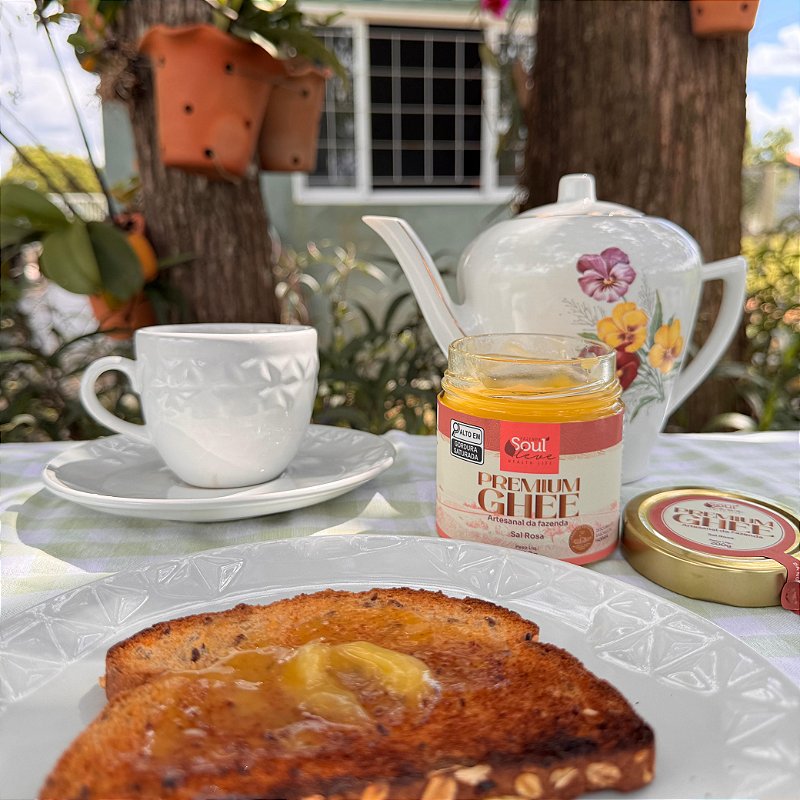 Kit 3 Ghee com sal 500g - Fazenda Soul leve