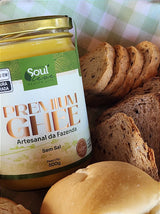 Manteiga Ghee de Nata 500g sem Sal - Fazenda Soul Leve