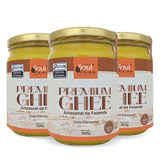 Kit 3 Ghee com cúrcuma 500g - Fazenda Soul leve