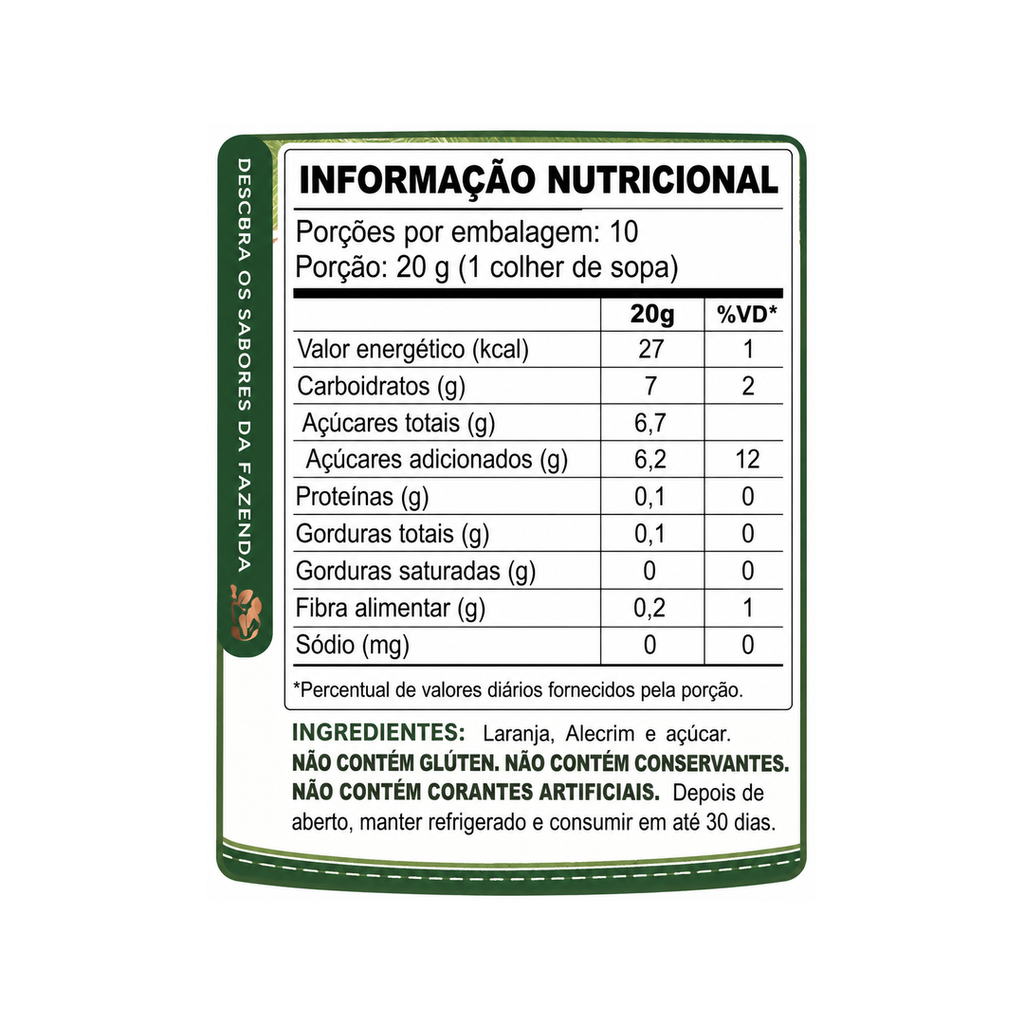 Geleia de Laranja com Alecrim — imagem padronizada